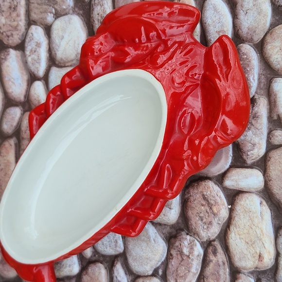 HALL MID-CENTURY LOBSTER DISHES SET OF 2 - Picture 9 of 10